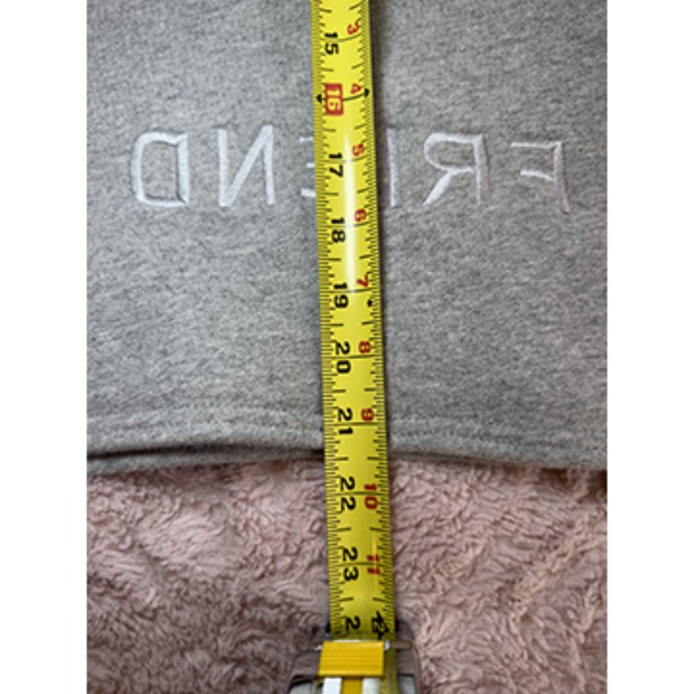 Grey Cropped sweatshirt KROST ZIP Limited Edition SUPPORT YOUR FRIENDS HOODIE - Picture 13 of 16